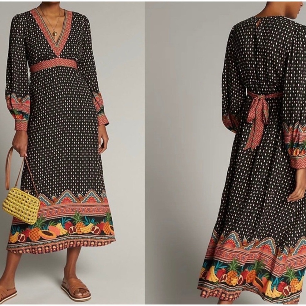 FARM Rio x Anthropologie Isobel Maxi Dress